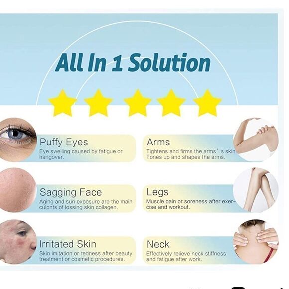 NIB- ESARORA Ice Roller for Face & Eye, Puffiness, Migraine, Pain Relief - Picture 9 of 9